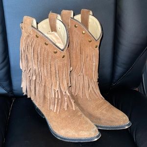 Smoky Mountain Boots Wisteria Series Youth Western Boot Snip ToeMan-Made leather